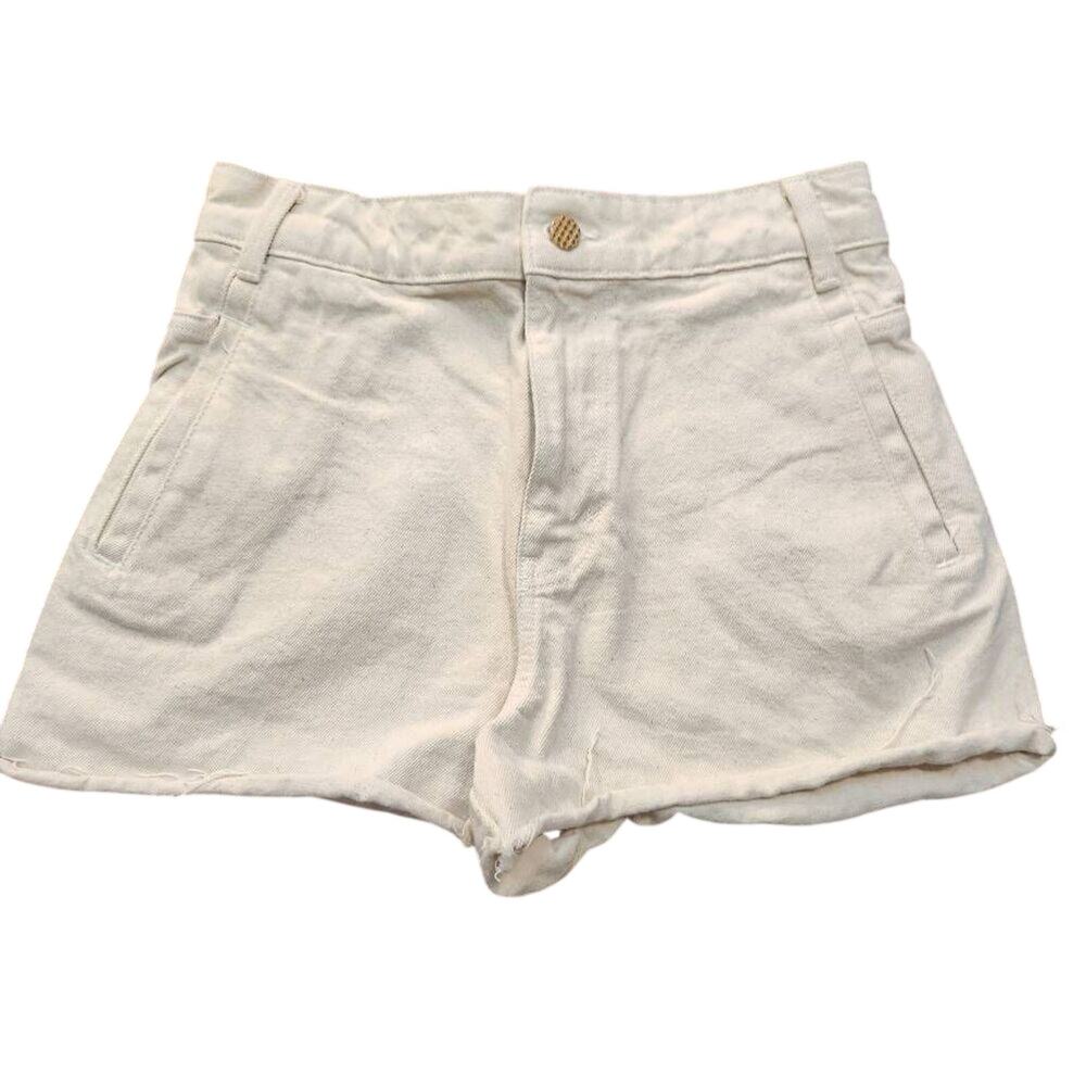 Zara high waist cutoff shorts